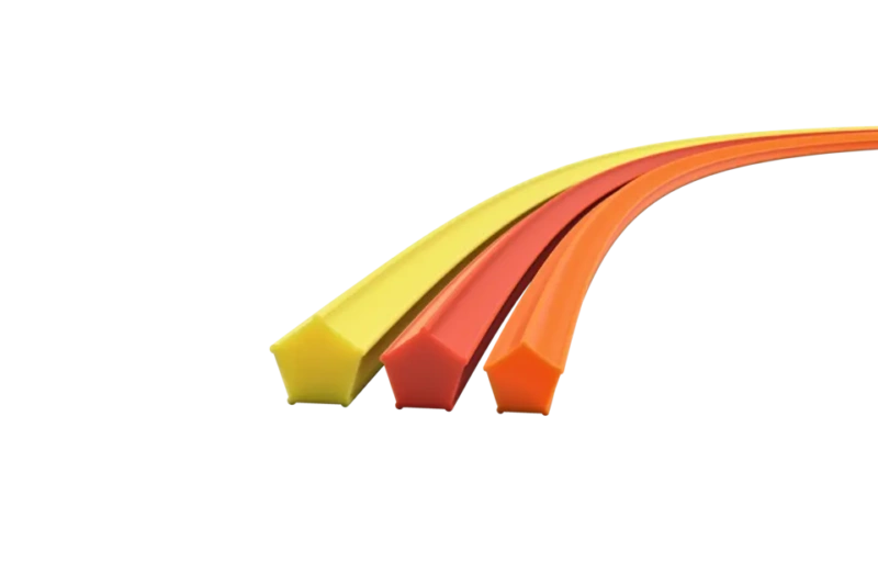 Vijfhoekige maaidraad, Ø 2,7 mm x 215 mm rood