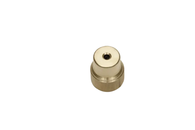 Holle conische mond, messing, 2,5 mm